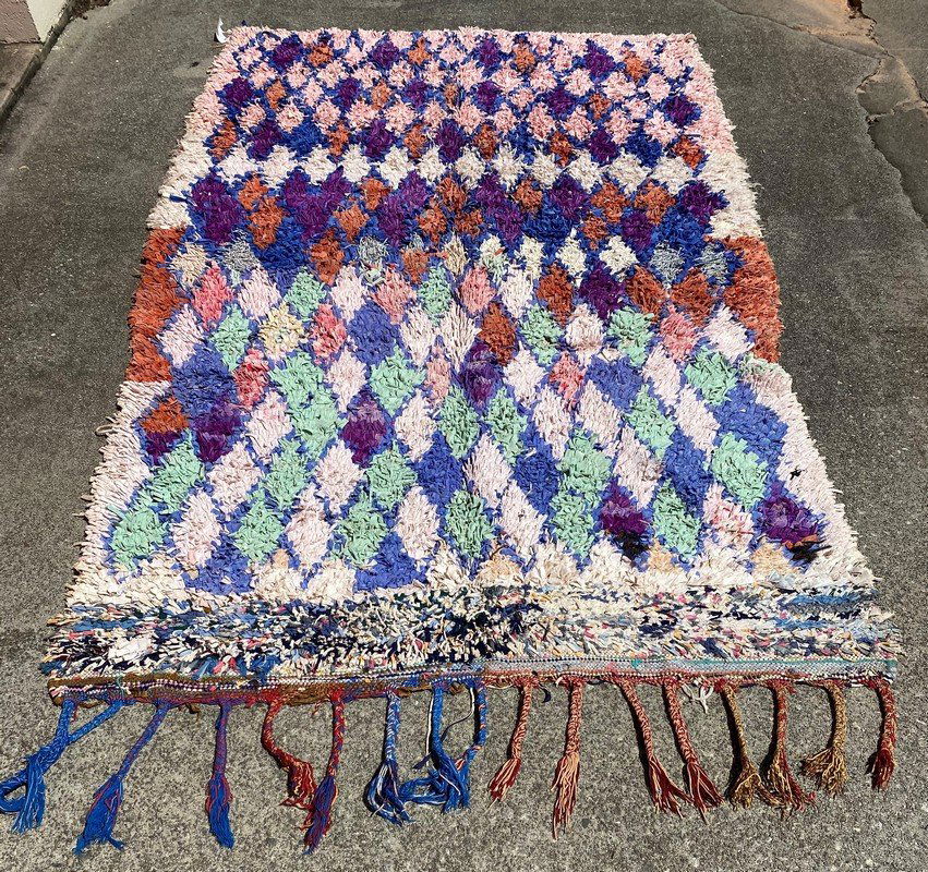 Vintage Moroccan Tulu Wool Rug 5' x 7'11" (1 of 5)