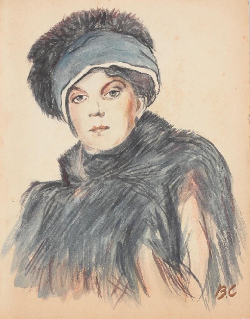 After Valentin Serov Russian (1865-1911) Watercolor (1 of 6)