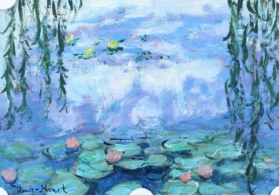 Manner of Claude Monet French (1840-1926) Tempera (1 of 7)