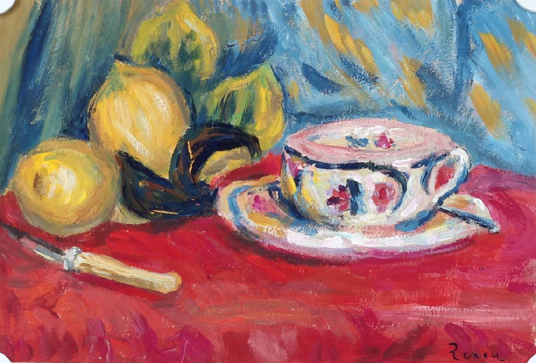 After Pierre August Renoir French (1841-1919) Oil COA (1 of 8)