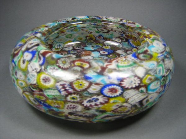 Italian Millefiore Glass Bowl