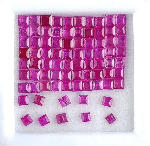 4.70 Cts 80 Pieces Natural Untreated Ruby Gemstones (1 of 5)