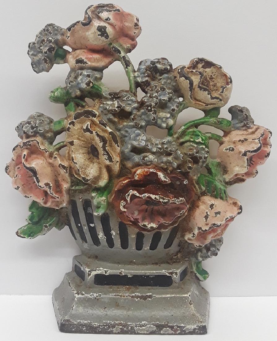 Hubley Style Antique Cast Iron Door Stop