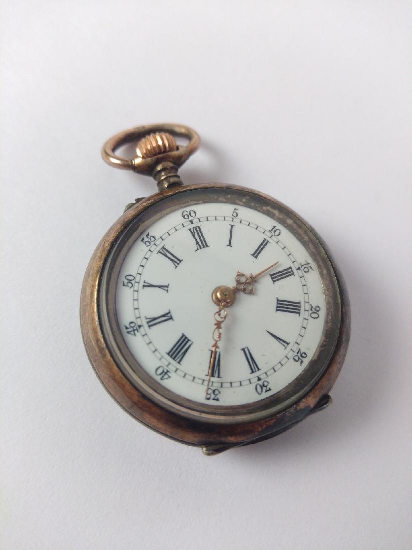 Antiqeu 19th Century European 800 Silver Ladies Pocket: Untested