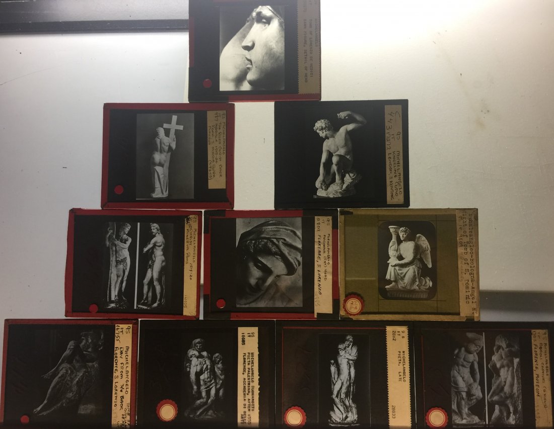 RARE MAGIC MICHELANGELO LANTERN SLIDES 8/10 (1 of 1)