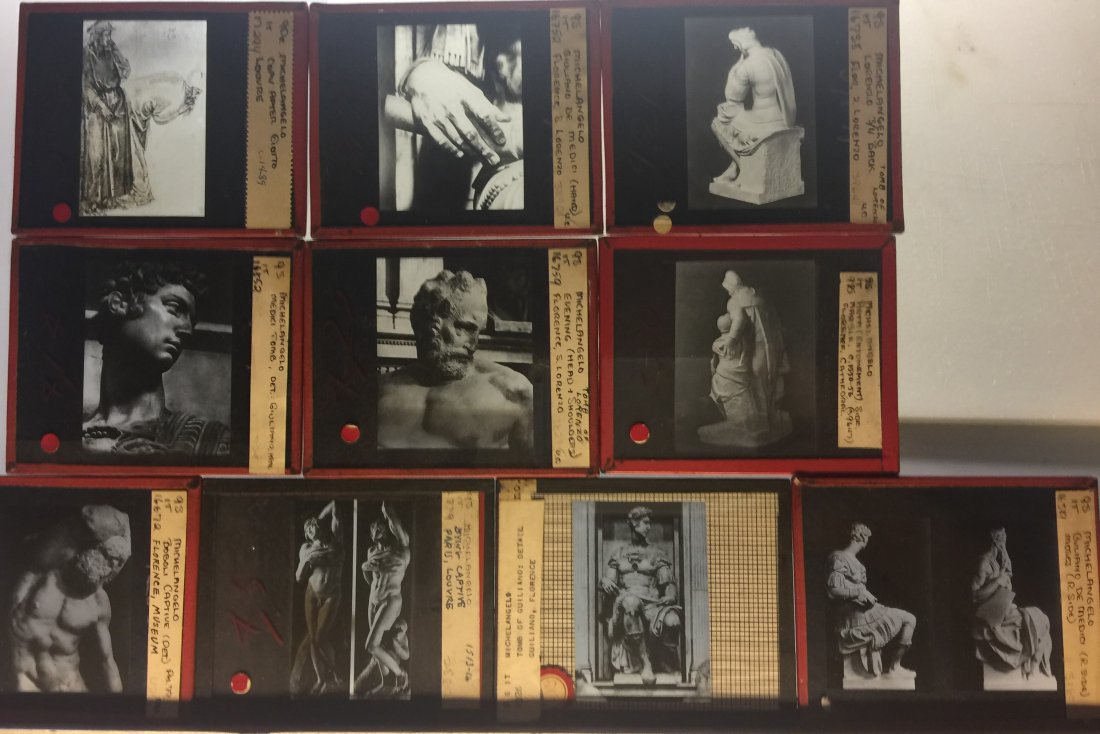 RARE MAGIC MICHELANGELO LANTERN SLIDES 10/10 (1 of 1)