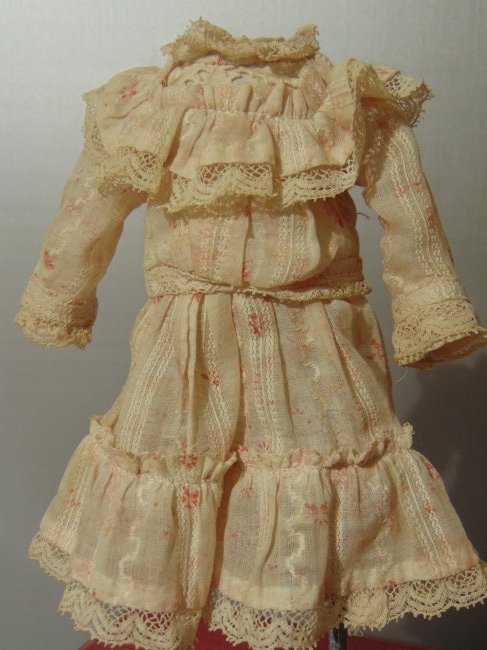 6" ANTIQUE DOLL DRESS FOR JUMEAU / BRU (1 of 9)
