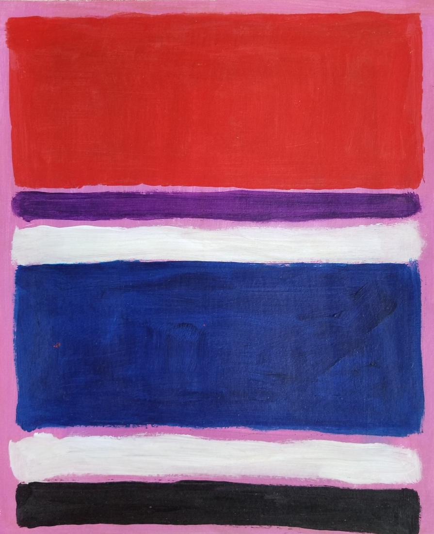 GOUACHE ON PAPER SIGNED MARK ROTHKO (1 of 2)