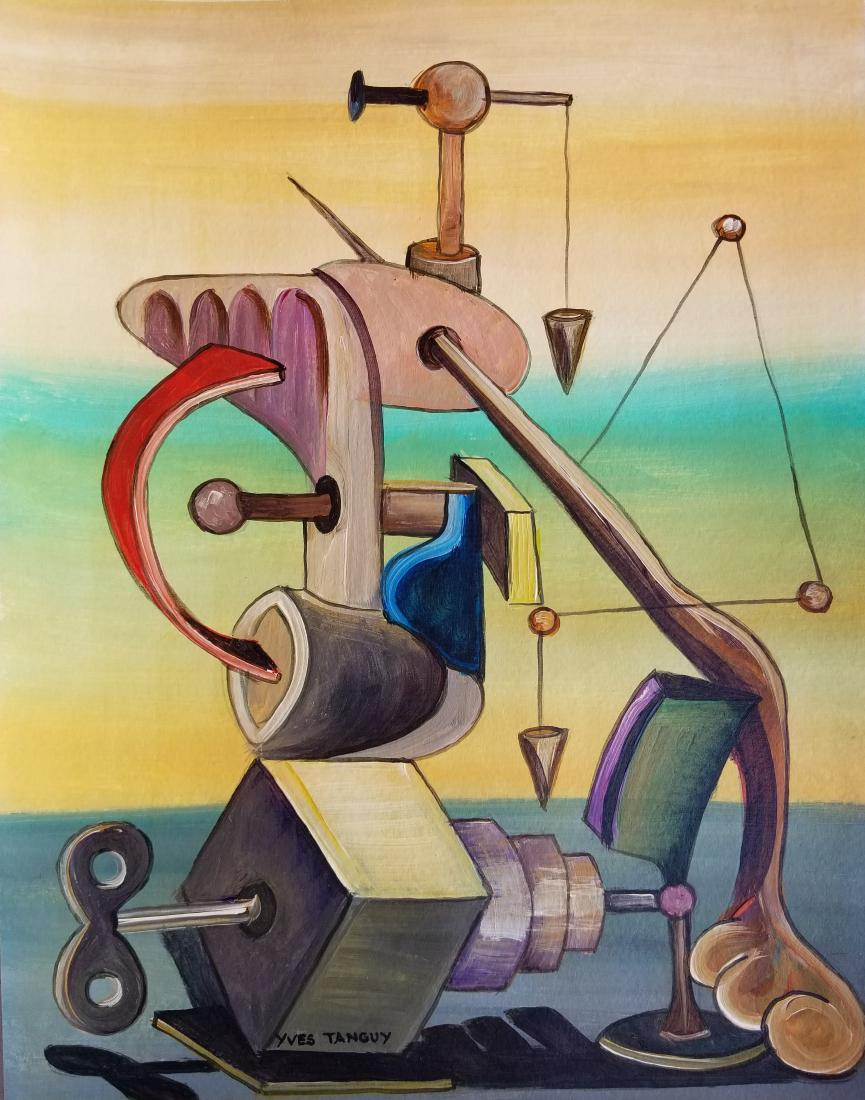 Yves Tanguy Mixed Media On Hard Paper (1900 - 1955) (1 of 1)