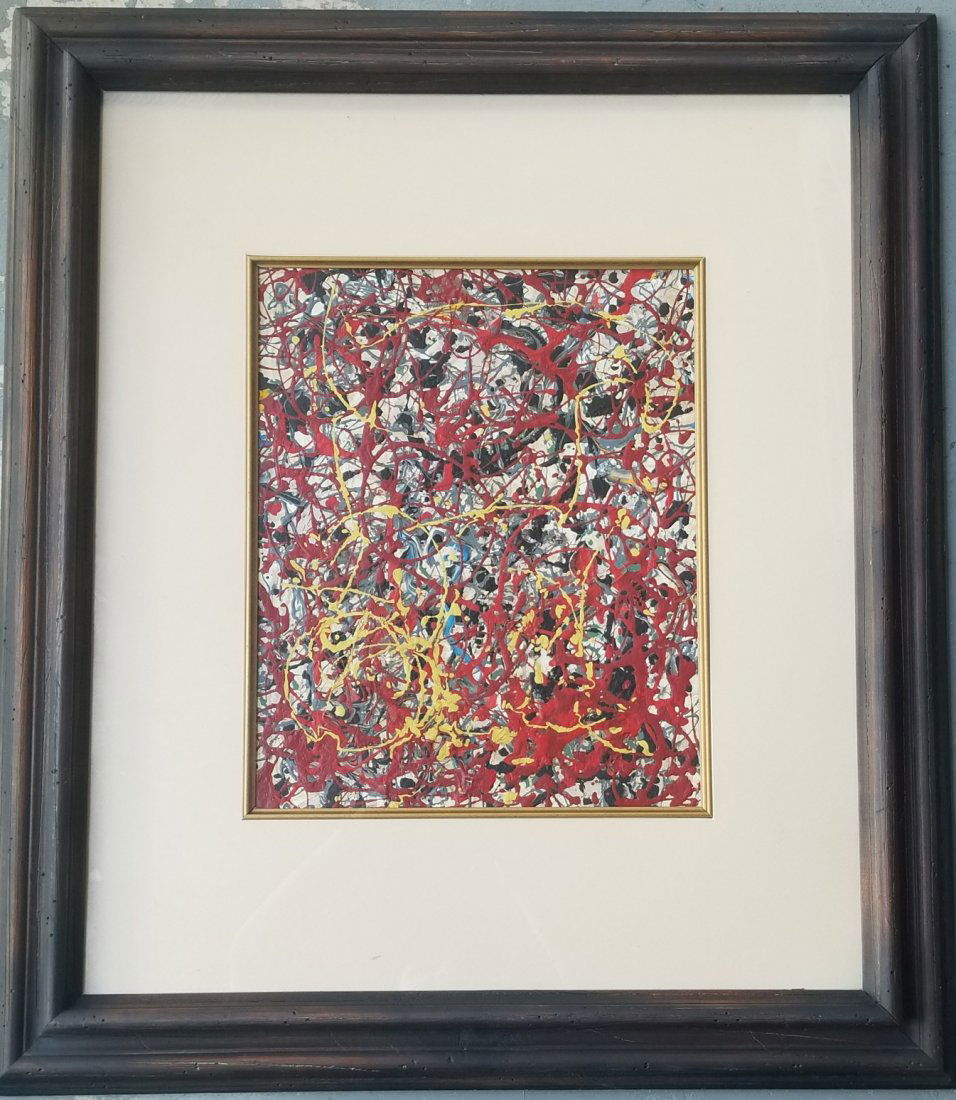 Jackson Pollock Abstract Expressionism American Mixed (1 of 4)