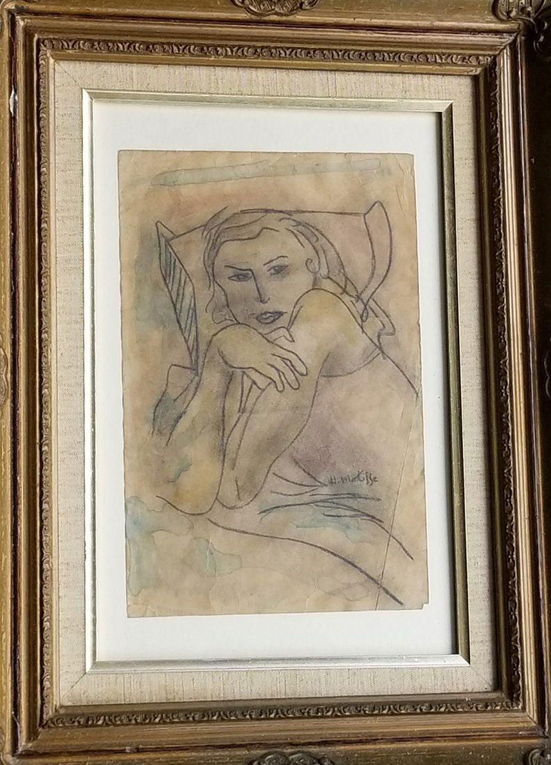 Henri Matisse Women French Mixed Media (1869 - 1954) (1 of 2)