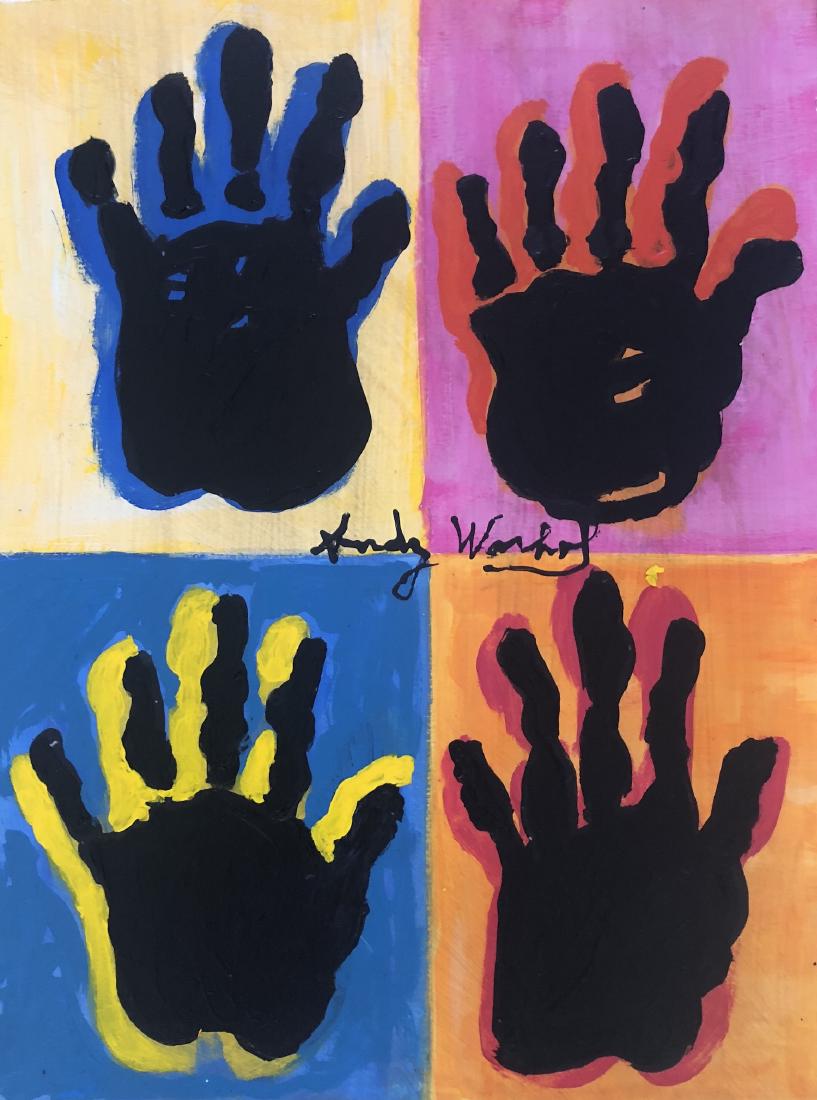 Andy Warhol Mixed Media Pop Art American (1 of 1)