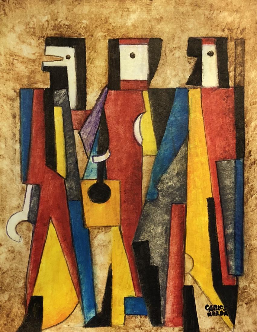 CARLOS MERIDA MIXED MEDIA ON PAPER LATIN (1 of 1)