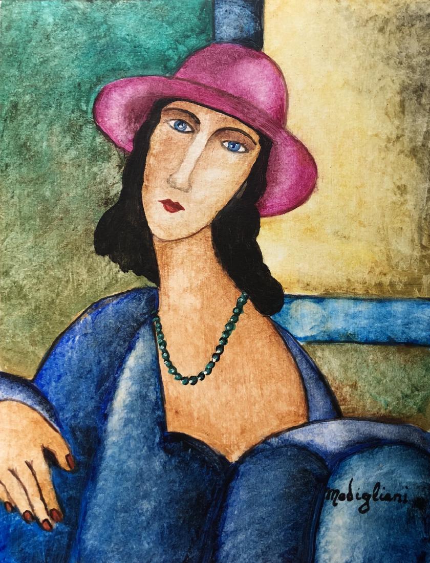 Amedeo Modigliani Mixed Media Italian Art 1884-1920 (1 of 1)