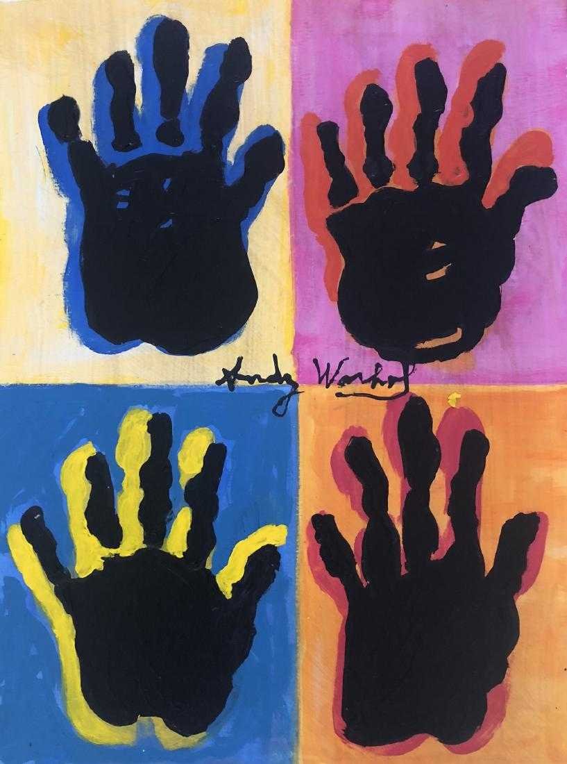 Andy Warhol Mixed Media Pop Art American Signed (1 of 1)