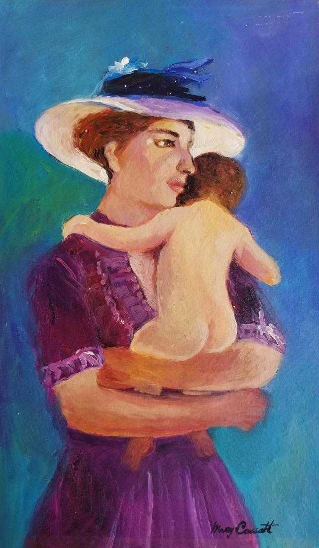 Mary Cassatt Mother Child French (1844-1926) (1 of 1)