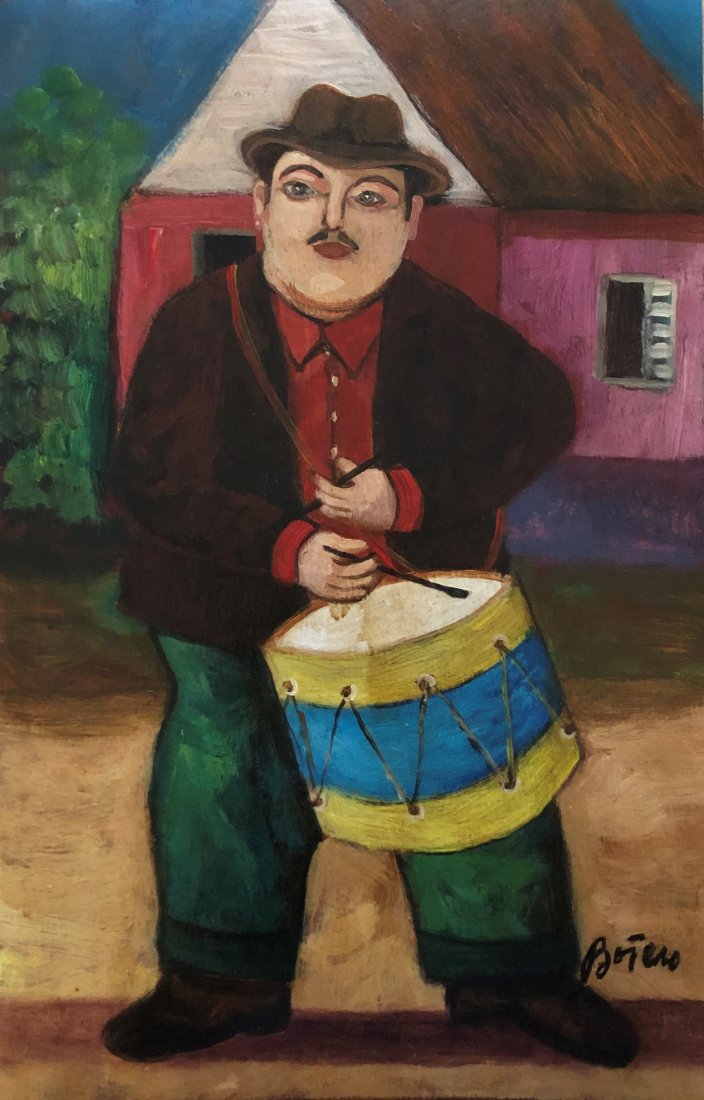 Fernando Botero Mixed Media on Paper Signed Colombian (1 of 2)