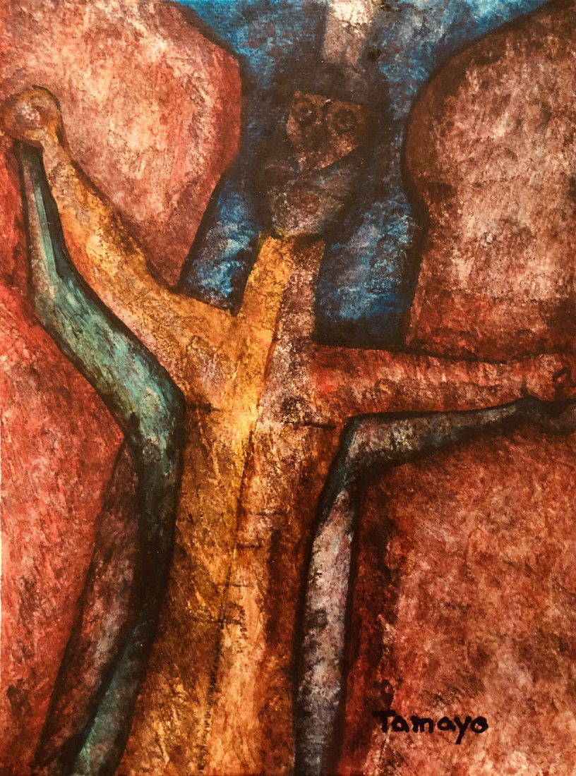 Rufino Tamayo Musician Guitar Signed Mexican 1899-1991 (1 of 1)