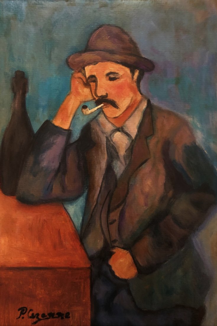 Paul Cezanne Man Impressionism French (1839-1906) (1 of 1)