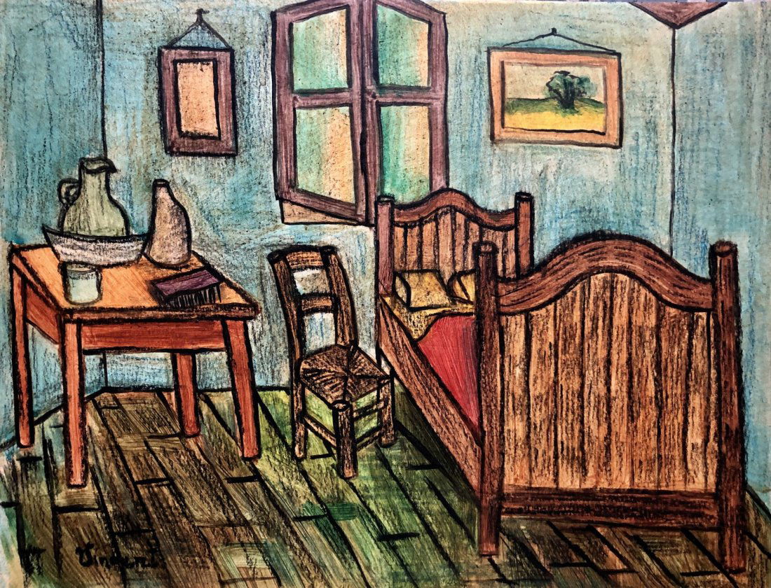 Vincent Van Gogh Impressionism Dutch Mixed Media (1 of 1)