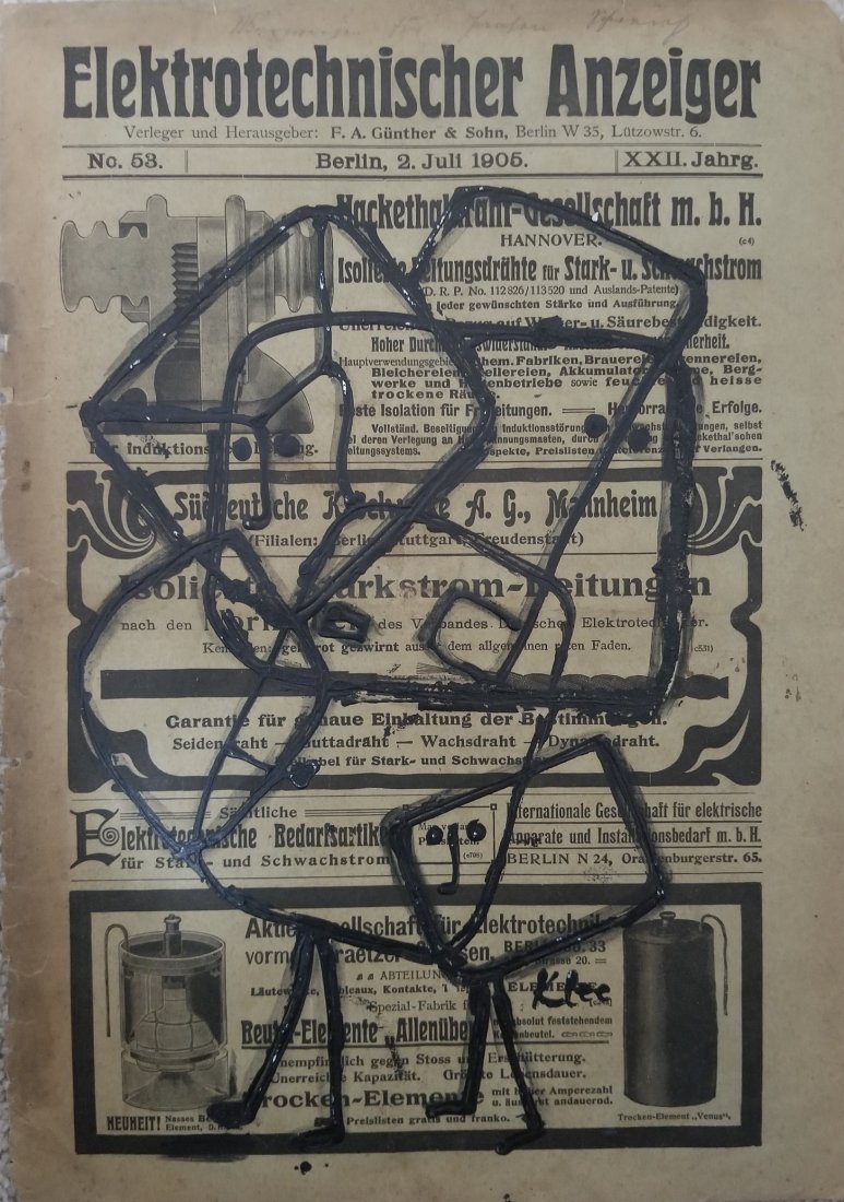 Paul Klee Abstract Swiss German Attributed Art Media: This lot consists of a hand painted mixed media on old Newspaper illustration. Attributed to Paul Klee ( Swiss German, 18 December 1879 - 29 June 1940). Paul Klee was a Swiss-German artist. His highly