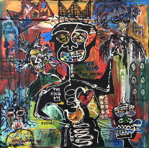 Jean Michel Basquiat Abstract Graffiti Expressionist Aug 25 2019 Usa Antiques In Fl