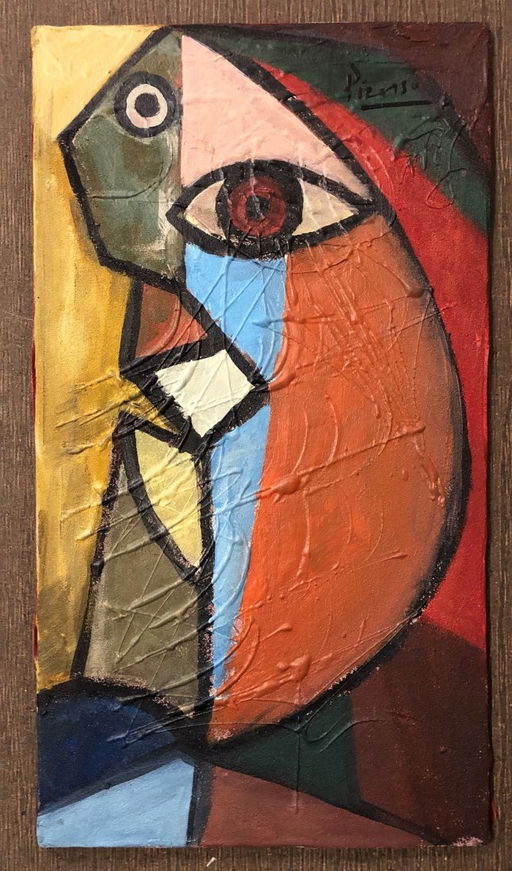 Pablo Picasso Oil On Canvas Cubism Abstract Spanish Art Aug 25
