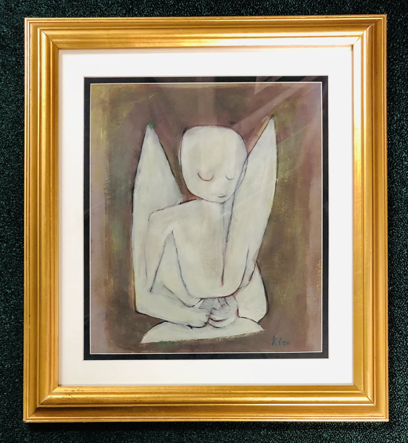 Paul Klee Abstract Expressionism Swiss German: This lot consists of a hand painted mixed media on paper in the style of Paul Klee. Paul Klee ( Swiss German, 18 December 1879 - 29 June 1940). Paul Klee was a Swiss-German artist. His highly individu