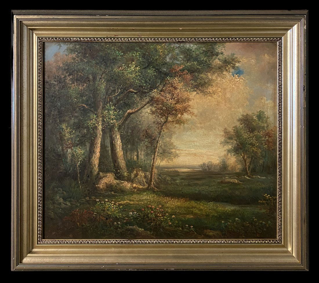Claude Monet Landscape Impressionist French Oil Art: This lot consists of hand painted landscape oil on canvas in the style of Claude Monet. The illustration depicts a beautiful landscape in Monet's distinct style. Oscar Claude Monet (14 November 1840 -