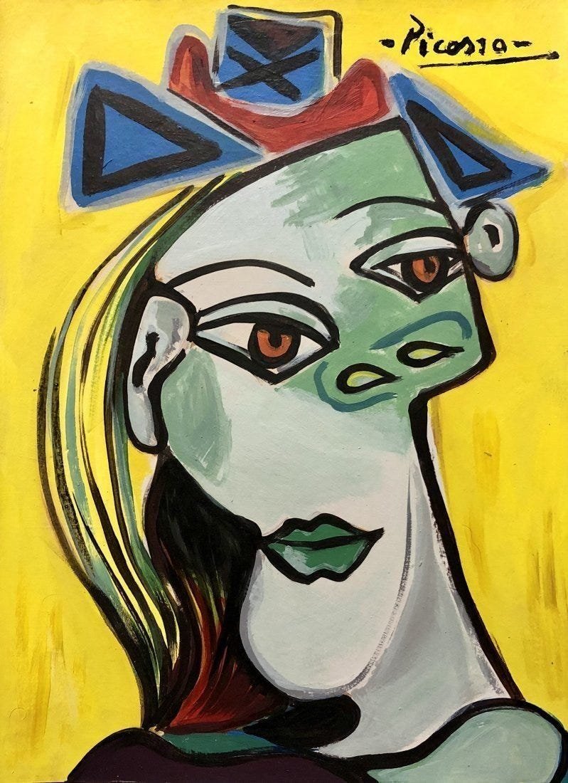 Picasso cubist portraits deals