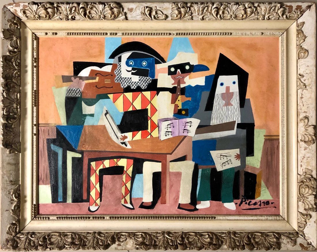 Pablo Picasso Spanish Cubism Female Women Abstract oil (1 of 5)