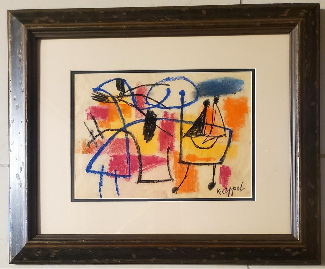 Karel Appel Abstract Figurative Dutch Avant-Garde Art (1 of 3)