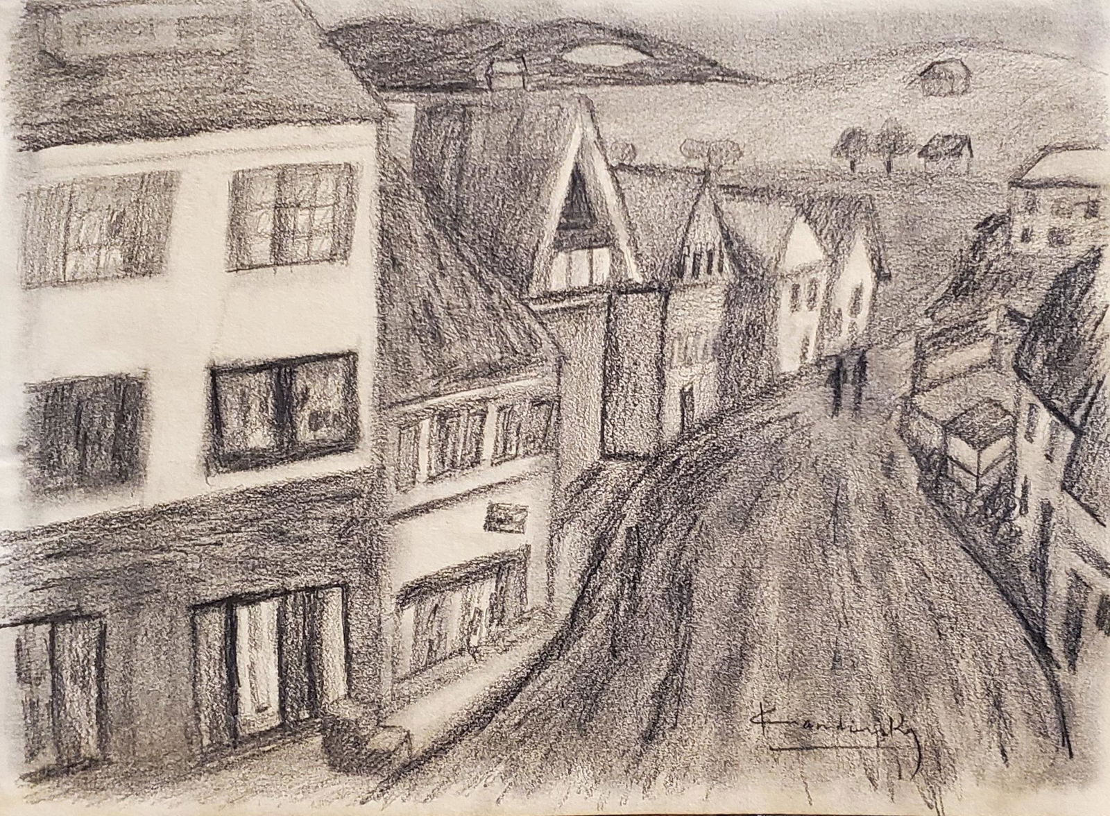 Wassilly Kandinsky Abstract Landscape Russian French (1 of 1)