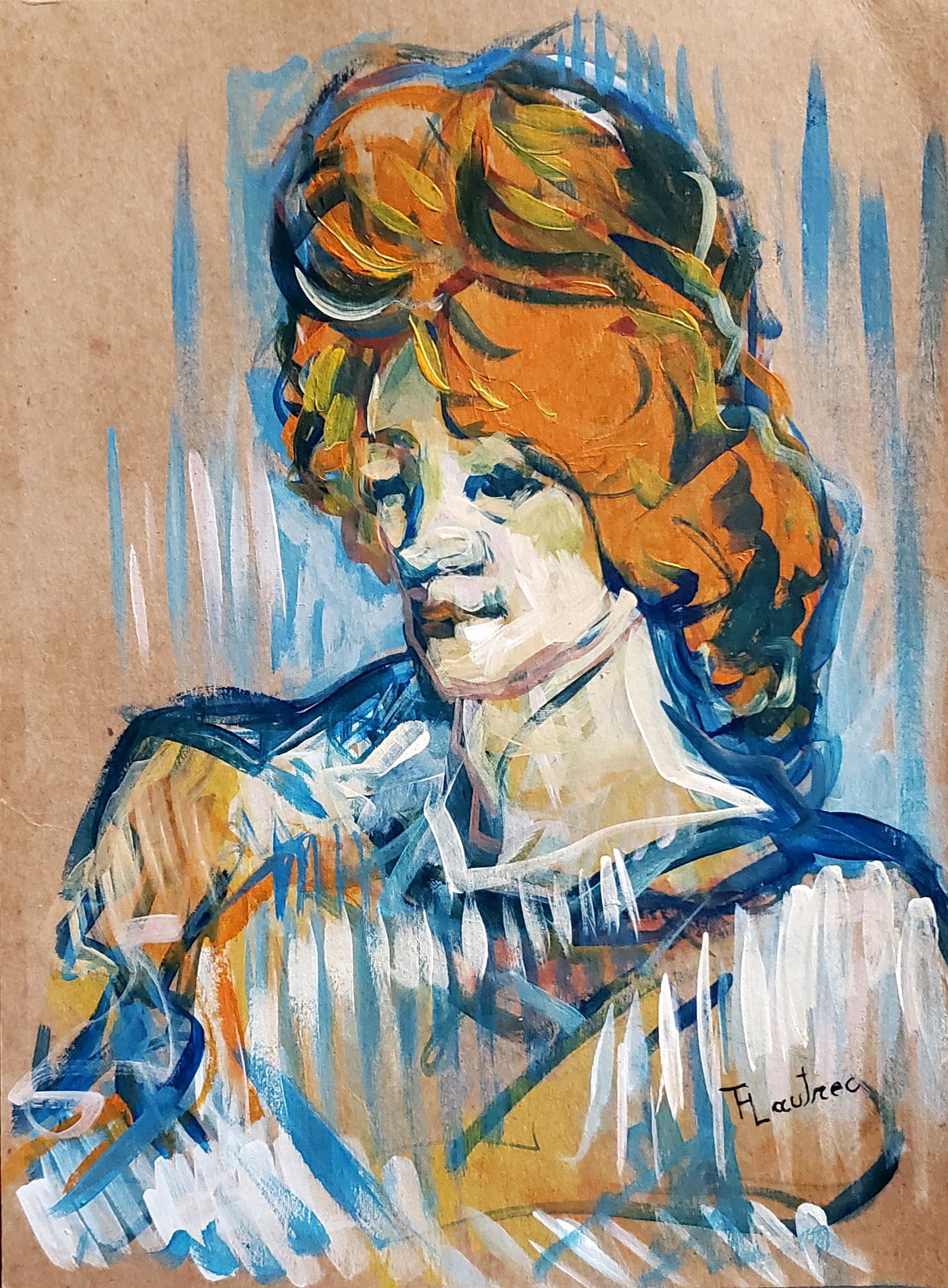 Henri de Toulouse Lautrec Female Madame French Art (1 of 1)