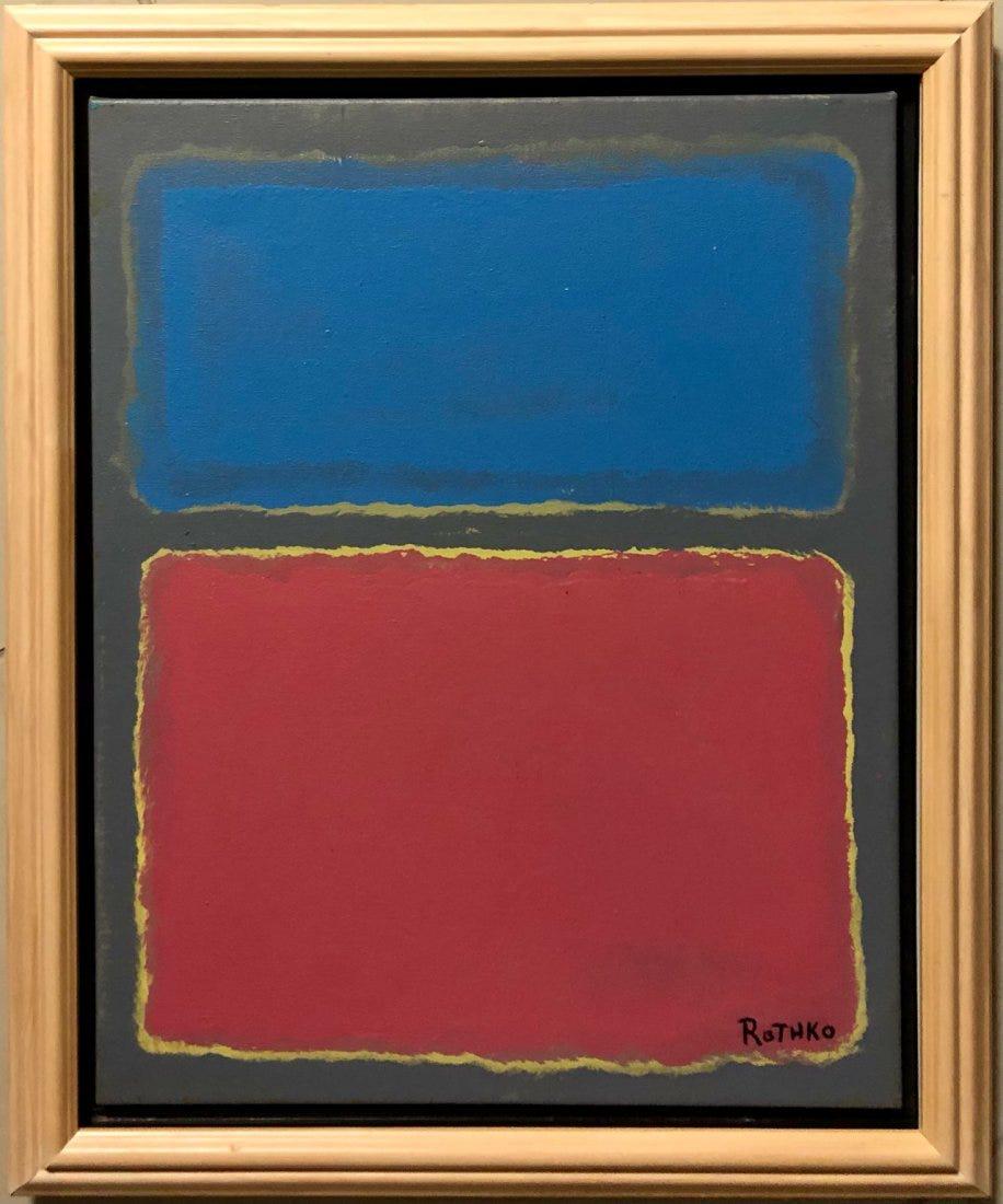 Mark Rothko American Abstract Expressionist Oil (1 of 3)