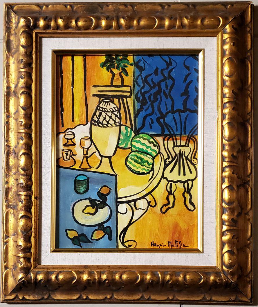 Henri Matisse Interior Still Life Flowers French Art (1 of 2)