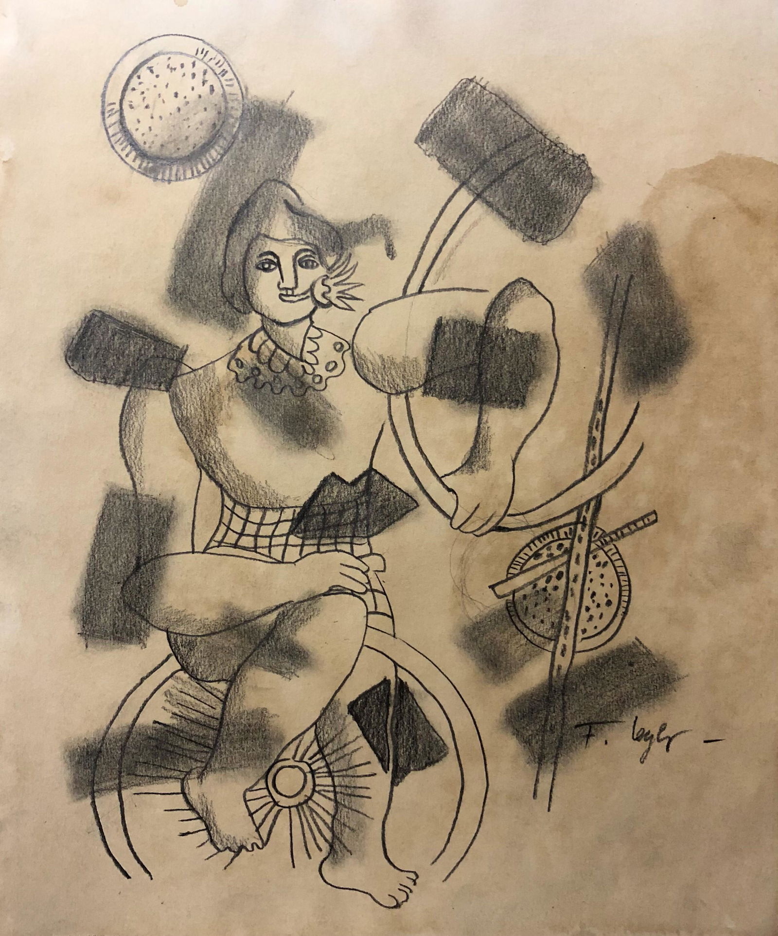 Fernand Leger Cubism Abstract French Art Drawing (1 of 1)