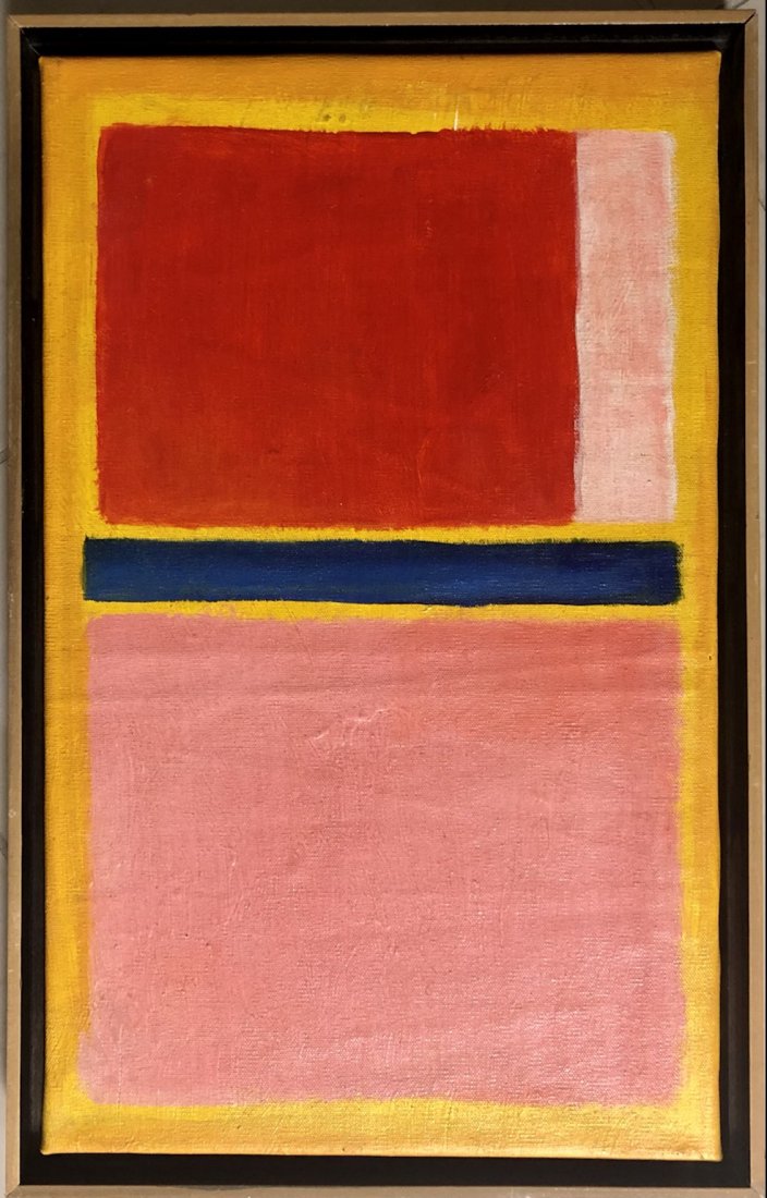 Mark Rothko Abstract Expressionist  NY Oil Canvas (1 of 3)