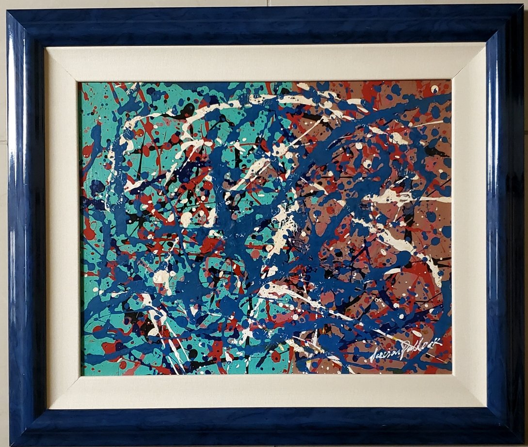 Jackson Pollock Abstract Expressionism Oil Painting (1 of 5)