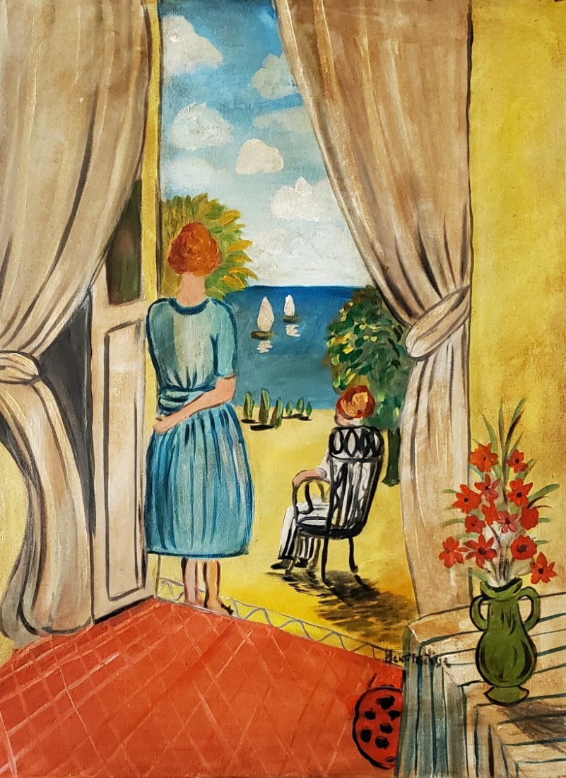 Henri Matisse French Interior Landscape Female Beach Canvas (1 of 2)