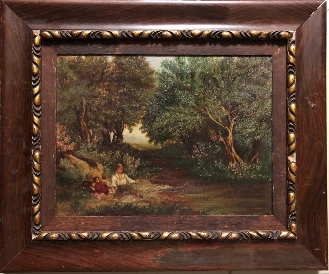 Vincent Van Gogh Oil Canvas Landscape Dutch 19th C. (1 of 7)