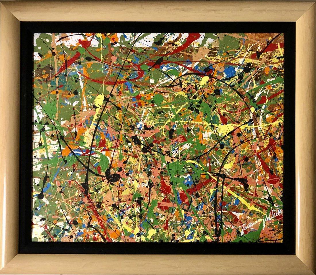 Jackson Pollock Abstract Expressionism Oil Canvas (1 of 4)