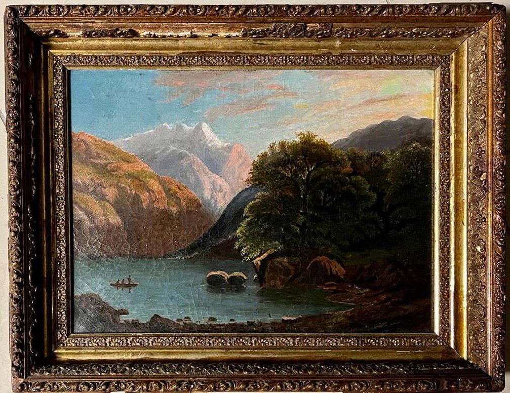 Claude Monet Oil Canvas Impressionist Landscape French 100 Years old+: This lot consists of hand painted impressionism very old oil on canvas in the style of Claude Monet. Oscar Claude Monet (14 November 1840 - 5 December 1926) was a founder of French Impressionist paint