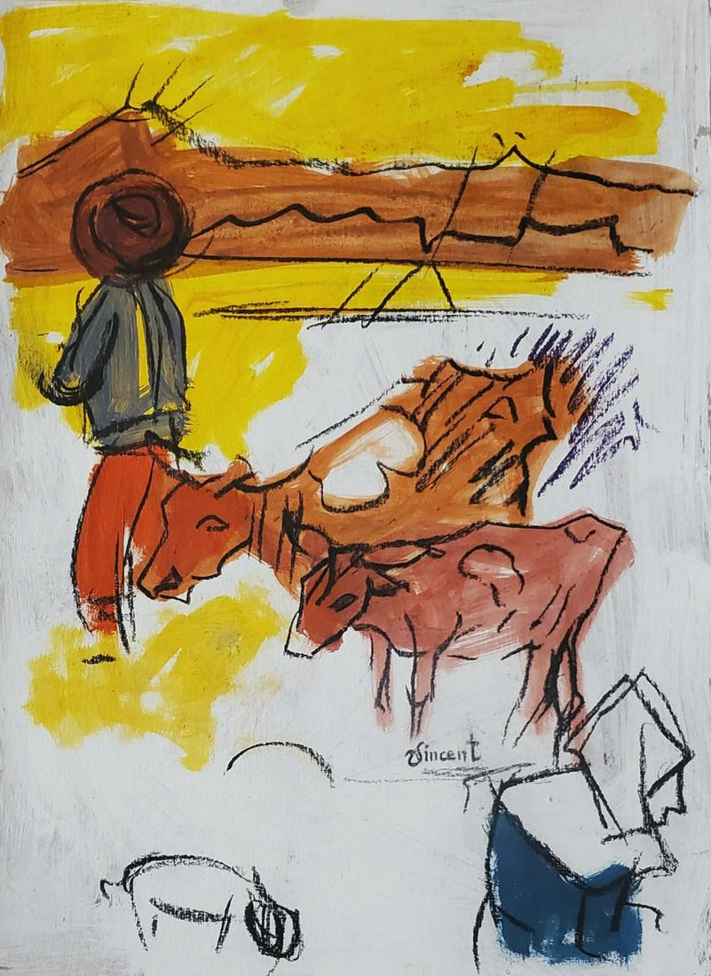 Vincent Van Gogh Landscape Impressionist Dutch Farm (1 of 1)