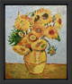 Vincent Van Gogh Flowers Style of Dutch French Impressionist Degas Monet Oil on canvas