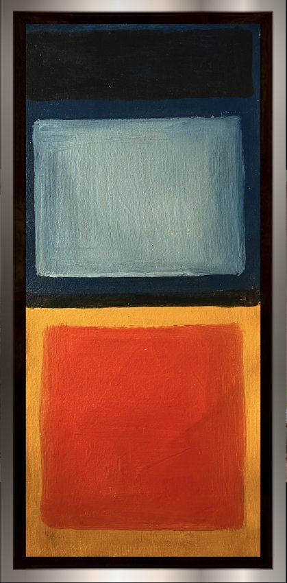 Mark Rothko Abstract Expressionism Pollock de Kooning Era Hand painted oil canvas. (1 of 7)