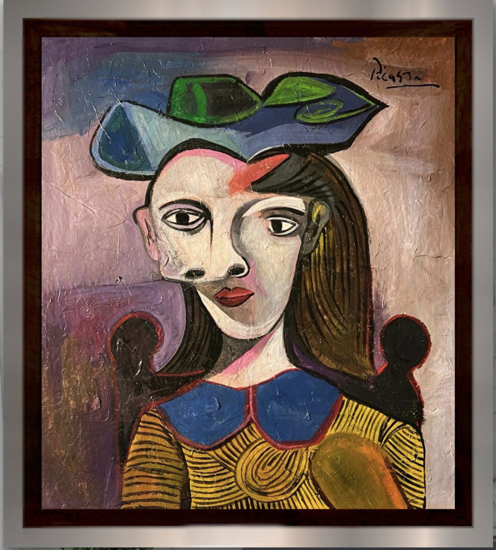 Pablo Picasso Styleof Cubist Dali Miro Monet Van Gogh era hand painted oil on canvas (1 of 9)