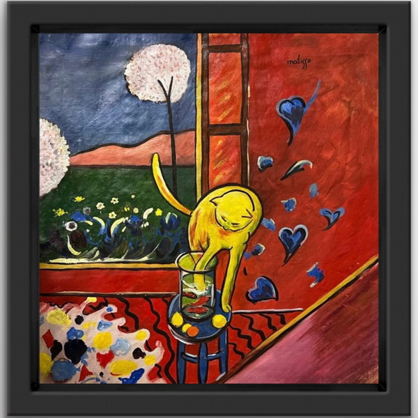 knoflook helaas Aan het leren Henri Matisse French Interior Cat Picasso Monet Era Style Of Still Life Flowers Landscape Oil Canvas knoflook helaas Aan het leren Henri Matisse French Interior Cat Picasso Monet Era Style Of Still Life Flowers Landscape Oil Canvas