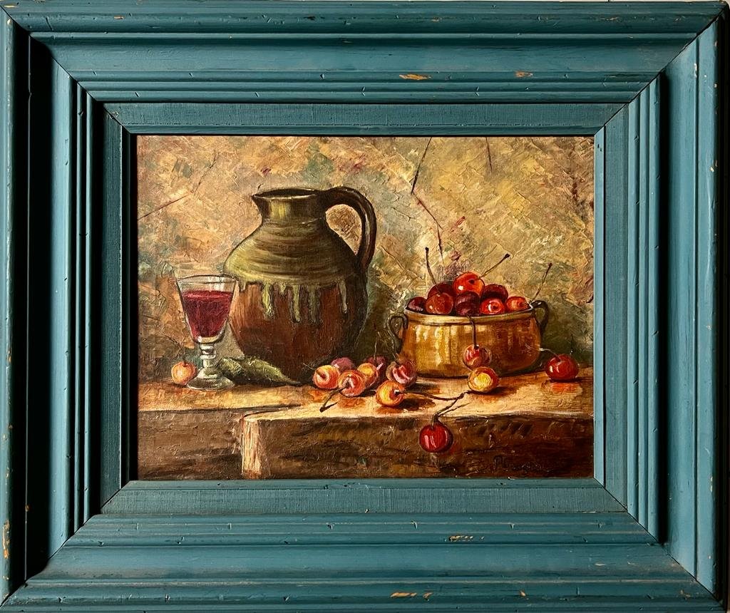 Paul Gauguin French Impressionist Still life Fruits style-of Van Gogh Picasso era Oil on canvas (1 of 7)