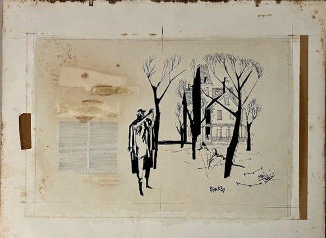 Banksy Style of (British,1974) 1930s Carboard theme hand painted on ink (1 of 4)